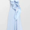 Adelia Ruffle Midi Dress