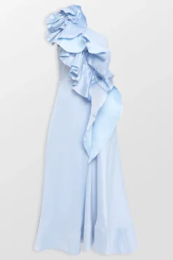 Adelia Ruffle Midi Dress