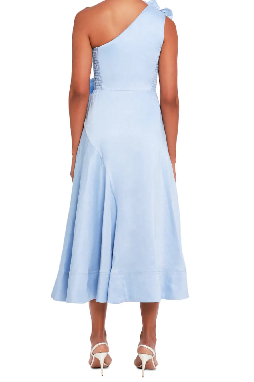 Adelia Ruffle Midi Dress