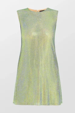 A-Line Sleeveless Mini Dress