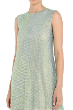 A-Line Sleeveless Mini Dress