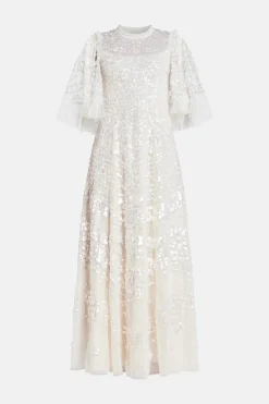 Anais Sequin Evening Dress