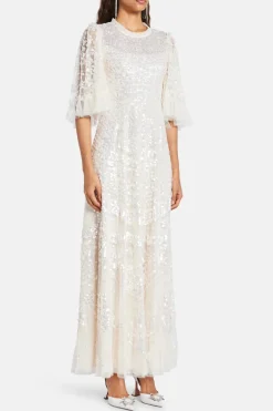 Anais Sequin Evening Dress