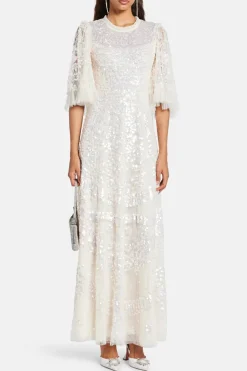 Anais Sequin Evening Dress