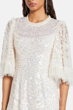 Anais Sequin Evening Dress