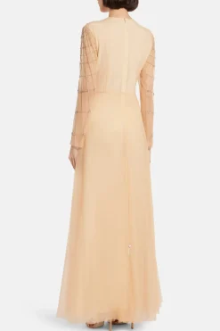 Anissa Embellished Tulle Evening Dress