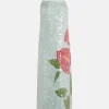 Anthurium Flowers Sequin Slip Maxi Dress