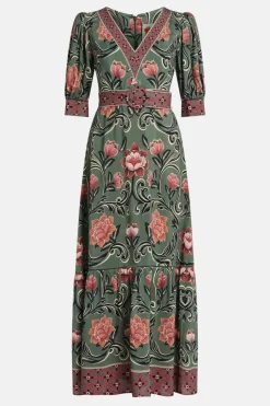 Arabesque Floral Maxi Dress