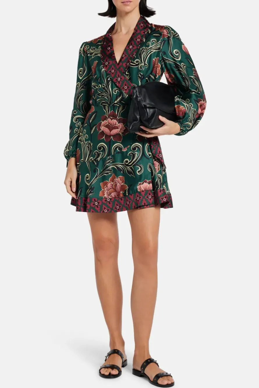 Arabesque Floral Mini Dress