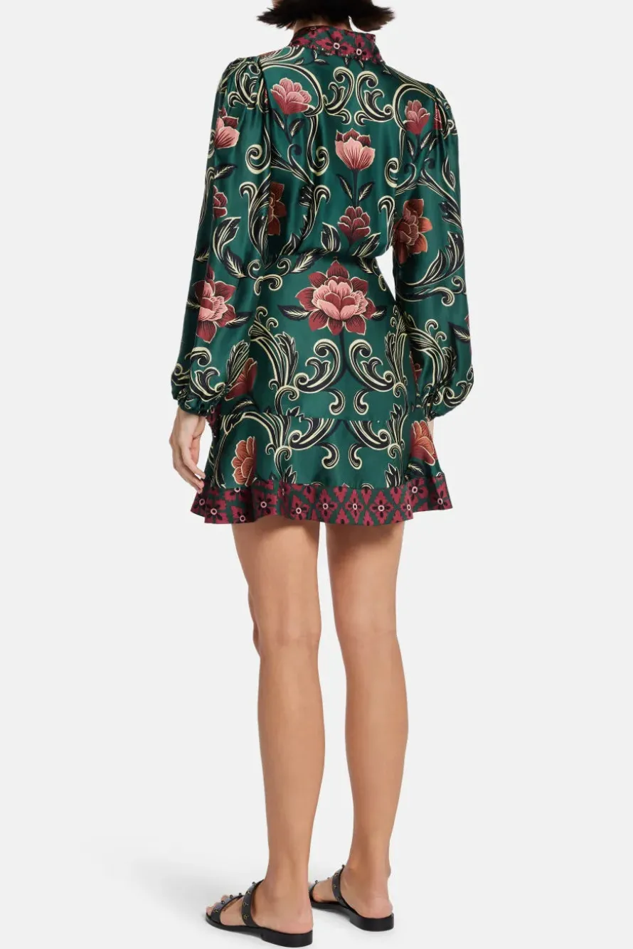 Arabesque Floral Mini Dress