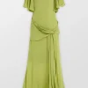 Arlowe Maxi Dress With Front Knot