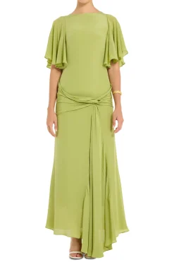 Arlowe Maxi Dress With Front Knot