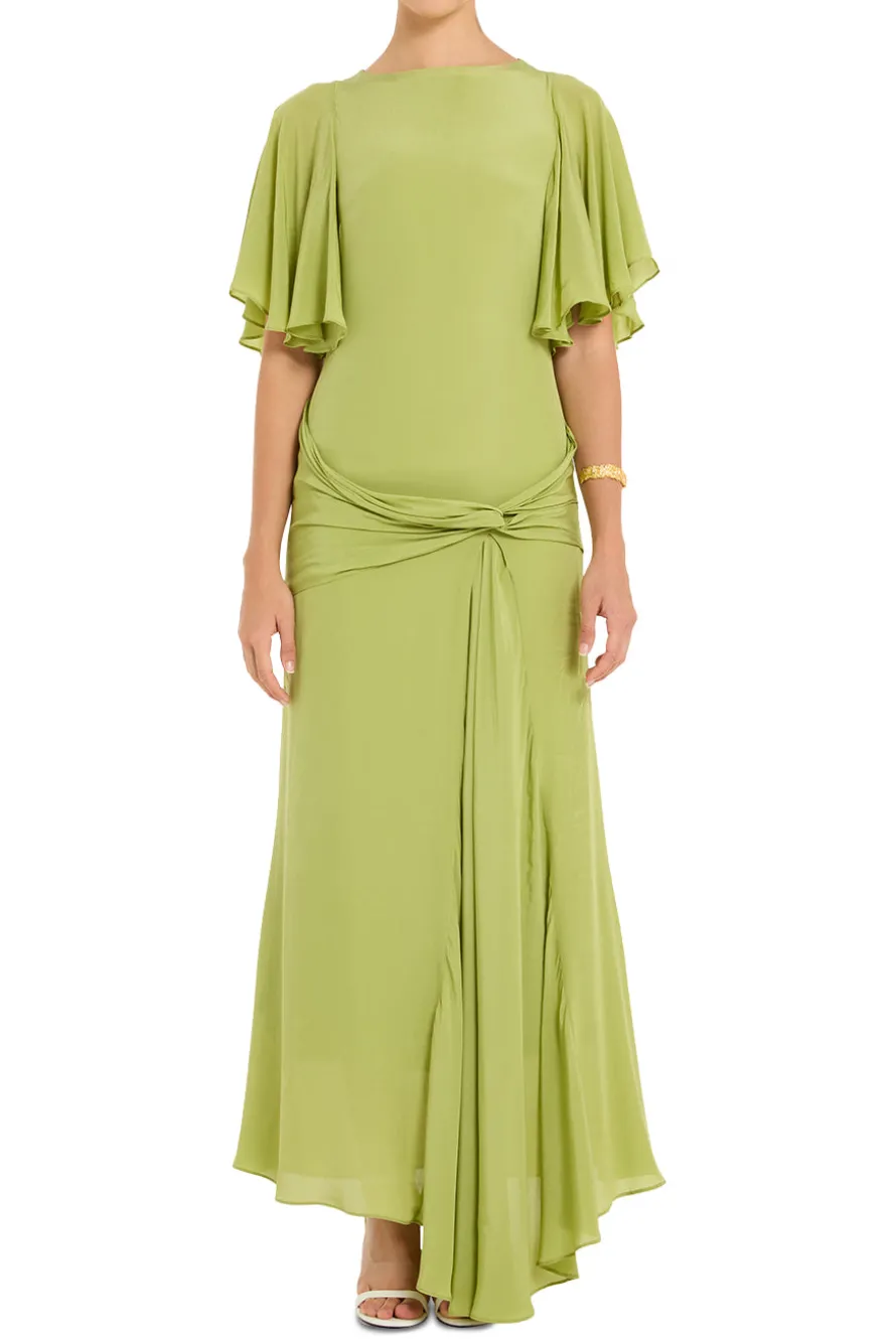 Arlowe Maxi Dress With Front Knot