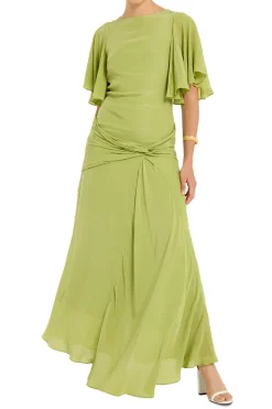 Arlowe Maxi Dress With Front Knot