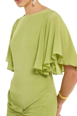 Arlowe Maxi Dress With Front Knot