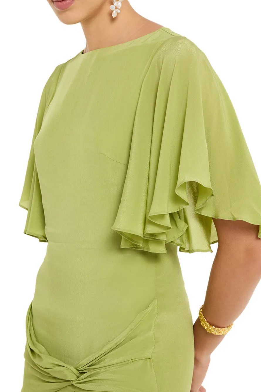 Arlowe Maxi Dress With Front Knot