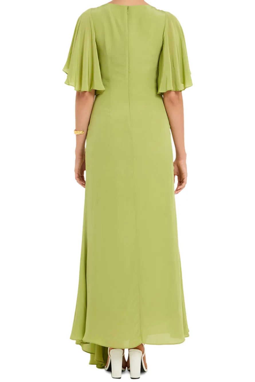 Arlowe Maxi Dress With Front Knot