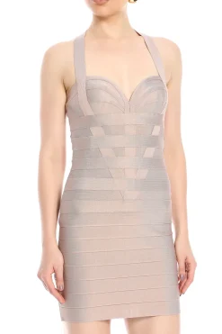Bandage Sweetheart Mini Dress