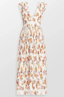 Becoming Bow Back Midi Dress