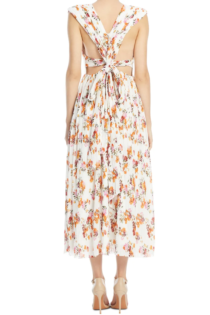 Becoming Bow Back Midi Dress