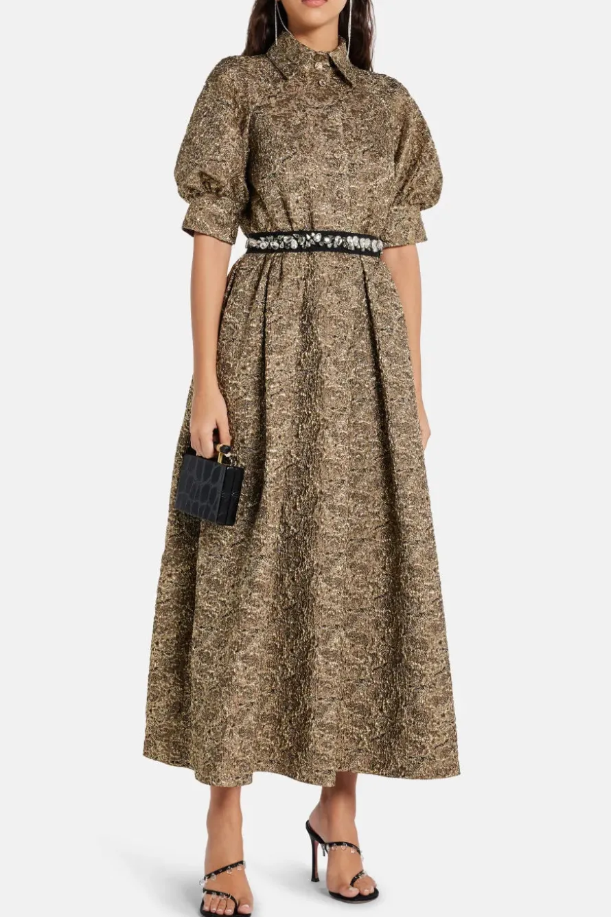 Belted Evening Dress