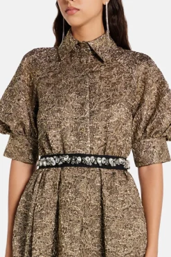 Belted Evening Dress