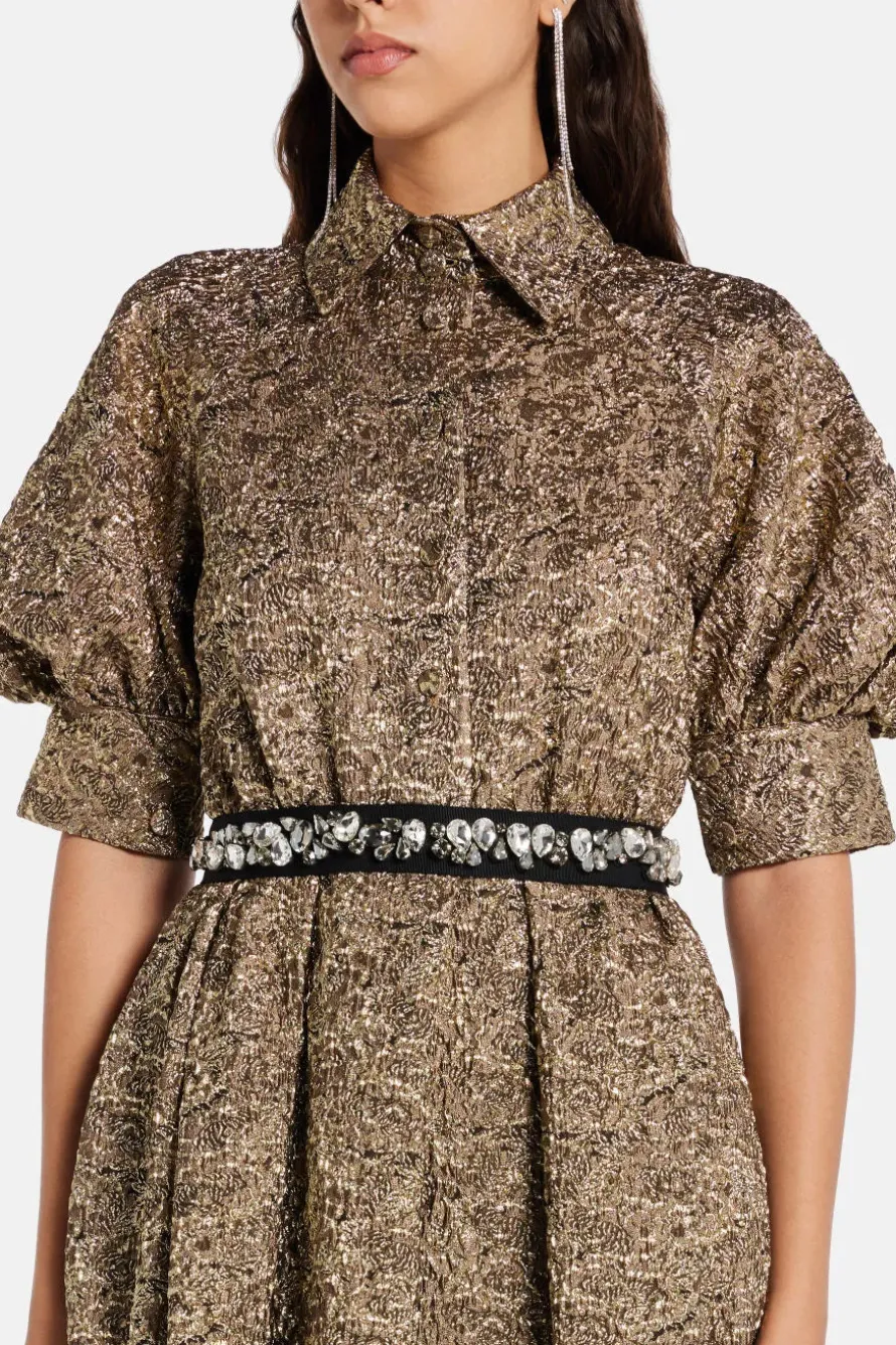 Belted Evening Dress