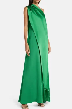 Berenson One Shoulder Maxi Dress