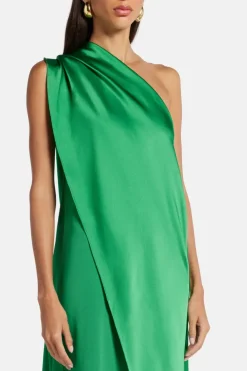 Berenson One Shoulder Maxi Dress