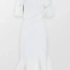 Beth Striped Midi Dress