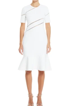 Beth Striped Midi Dress