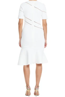 Beth Striped Midi Dress