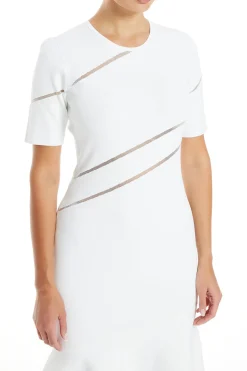 Beth Striped Midi Dress