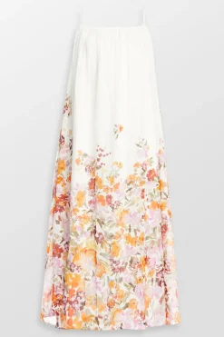 Boeri Border Print Midi Dress