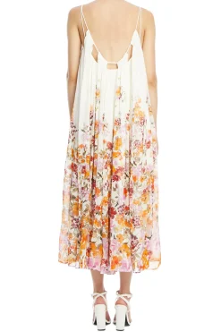 Boeri Border Print Midi Dress