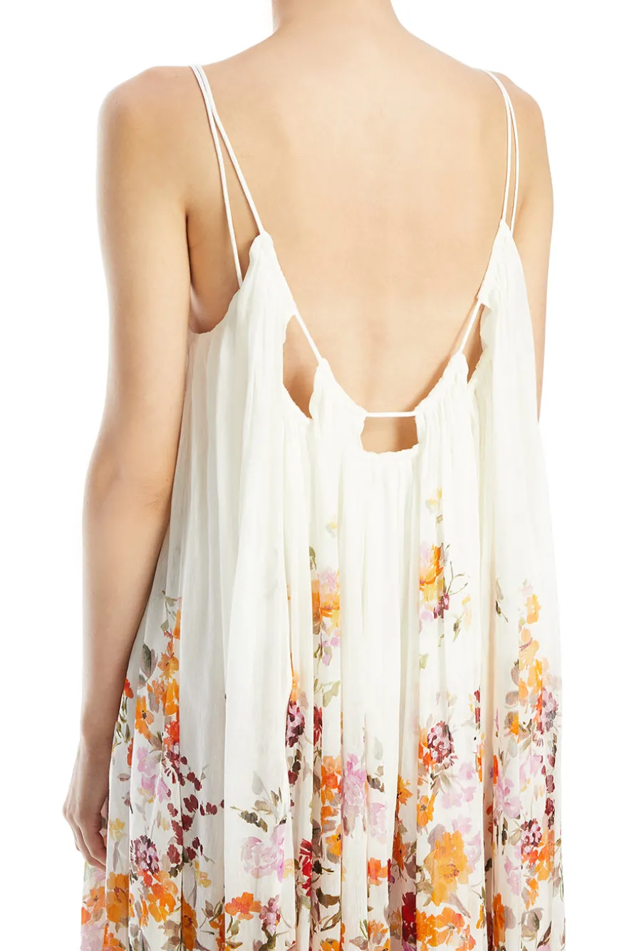 Boeri Border Print Midi Dress