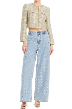 Boucle Cropped Jacket