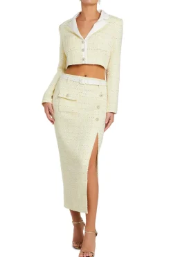 BOUCLE CROPPED JACKET