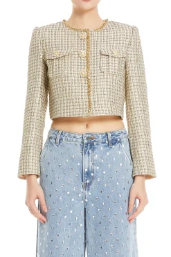 Boucle Cropped Jacket