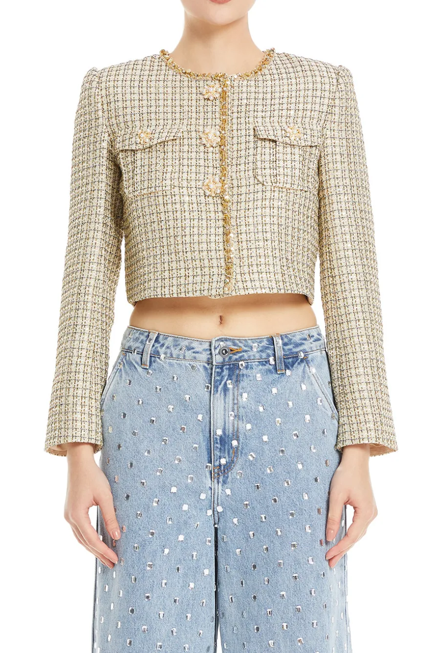 Boucle Cropped Jacket