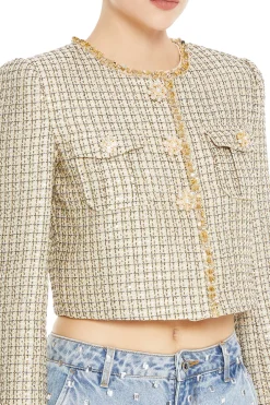 Boucle Cropped Jacket