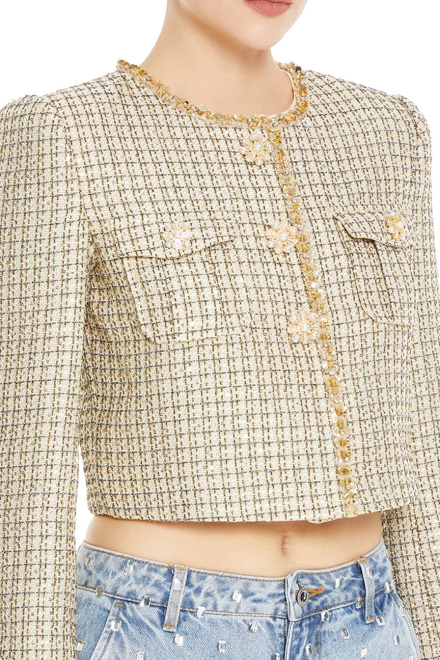 Boucle Cropped Jacket