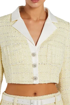 BOUCLE CROPPED JACKET