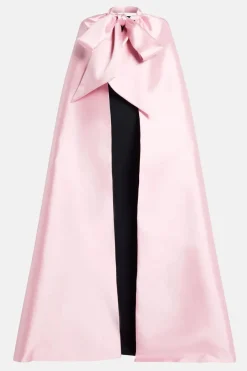 Bow Cape Evening Gown