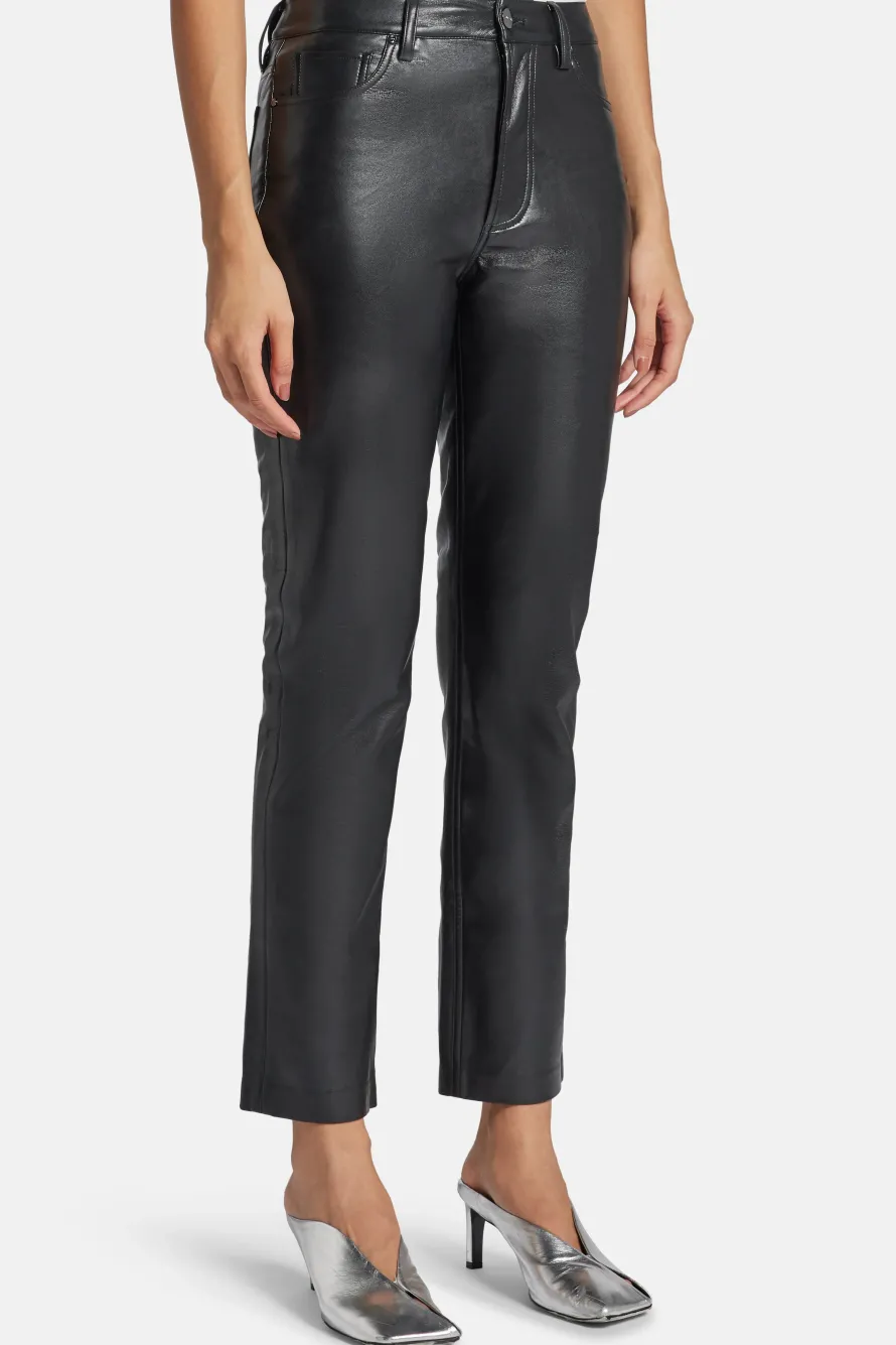 Bruno Leather Pants in Black