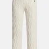 Cable Knit Cashmere Trousers