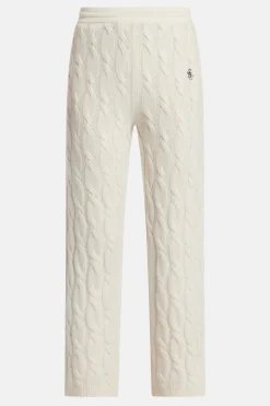 Cable Knit Cashmere Trousers