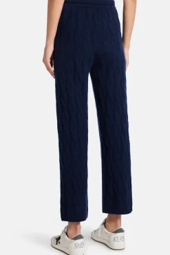 Cable Knit Cashmere Trousers