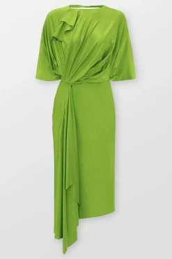 Cape Sleeve Cut Out Dress