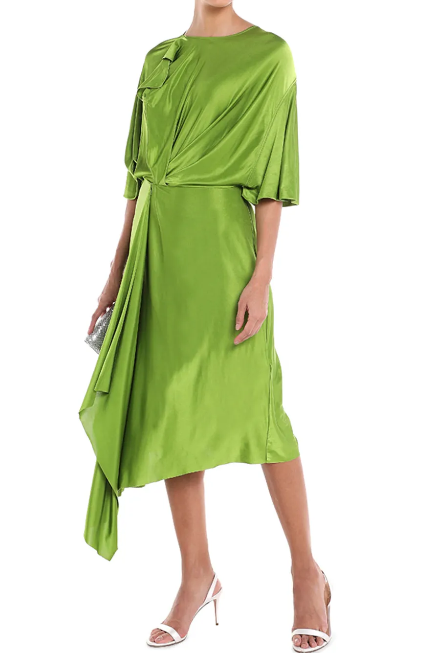 Cape Sleeve Cut Out Dress